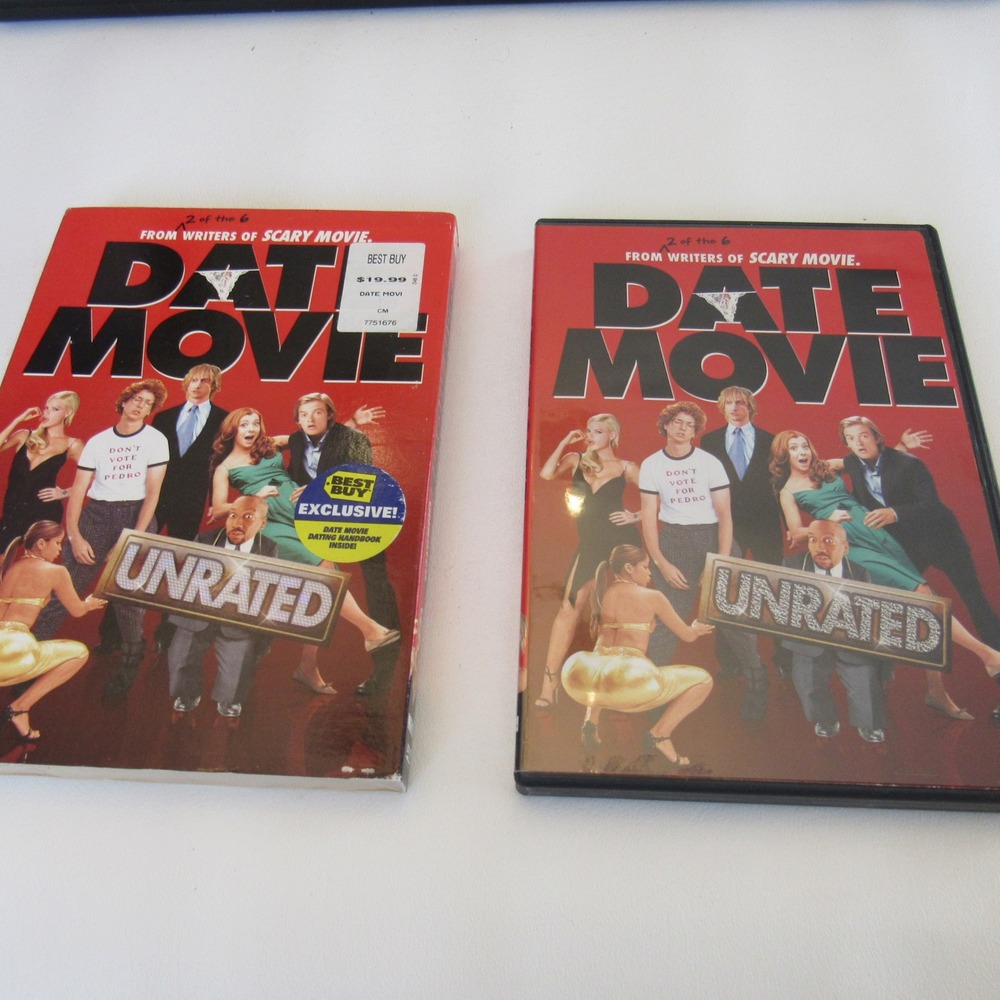 Date Movie DVD Unrated Best Buy Exclusive w/ Slipcover & Dating Handbook 2006